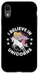 iPhone XR Unicorn rainbow - I believe in unicorns Case