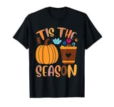 Tis The Season Pumpkin Spice Funny Fall Vibes Autumn T-Shirt