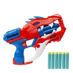 Nerf DinoSquad Raptor-Slash Dart Blaster, 6-Dart Rotating Drum, Slam (US IMPORT)