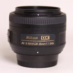 Nikon Used AF-S DX Nikkor 35mm f/1.8G Standard Prime Lens