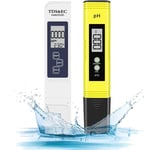 Testeur pH Piscine, Mètre Électronique 4-en-1 ph tds Testeur de Qualité de l'eau, Température avec Écran LCD,Test pour Potable, Aquariums,