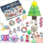 Julkalender med Fidget Toys - Stressreducerande Fidget Toys i Blind Box för Barn 6