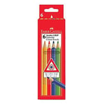 Faber Castell "Jumbo Grip" Coloured Pencil (Set of 6)