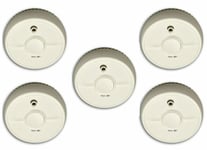 5 x Fireangel SB1-T Battery Operated Optical Smoke Alarms