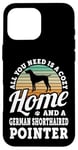 iPhone 16 Pro Max Cozy Home And A German Shorthaired Pointer Dog Short Haired Case