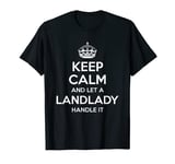 LANDLADY Gift Funny Job Title Profession Birthday Work Idea T-Shirt