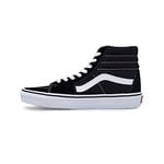 Vans Women's Filmore Hi Platform Sneaker, (Canvas) Black/White, 8.5 UK