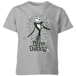 The Nightmare Before Christmas Jack Skellington Bone Daddy Kids' T-Shirt - Grey - 3-4 Years