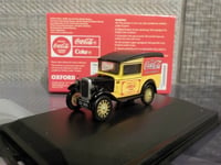 Austin Seven, Yellow/Black, Coca Cola Oxford, 1/76 New 76ASV006CC