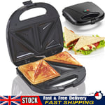 Deep Fill Sandwich Toaster Toastie Maker Non Stick Stainless Steel Machine 750w