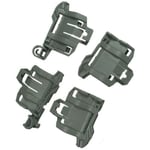 Jeu de 4 attaches pour fixation de panier d'origine (00611473) Lave-vaisselle airlux, atag, balay, blaupunkt Bosch constructa, gaggenau, gorenje,