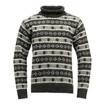 Devold Alnes Roll Neck Ullgenser Unisex Anth./Grey Melange, S