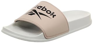 Reebok Men's Fulgere Slides Sandal, Chalk/Soft Ecru/core Black, 9 UK