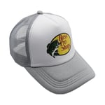 Bass Pro Shop Outdoor Hat Trucker Mesh Cap - Herr och Dam En Storlek Passar Alla Snapback Stängning - Perfekt för Jakt & Fiske-Perfet Gray 0