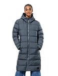 Jack Wolfskin Women's Frozen Palace Jacket, Slate Blue, XL