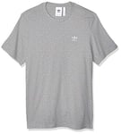 Adidas Essential Tee T-Shirt - Medium Grey Heather, X-Small