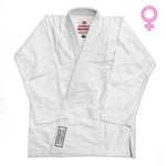 CHOKEM: CLEAN CUT 2.0 ULTRA LIGHT WOMEN BJJ DRÄKT - VIT (F2)