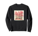 Sakura Trees In Bloom Landscape Vintage Graphic Sweatshirt