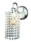 Light Prestige LP-812/1W A++ to E, Bright Star Wall Light, Glass, 60 Watts, E27, Transparent, 17 x 20 x 25.6 cm