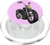 Moto Chopper dessinée à la main PopSockets PopGrip pour MagSafe