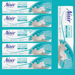 6x Nair MOISTURISING Hair Remover Cream LEGS & BODY For All Hair Types 100ml