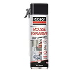 Rubson Mousse Expansive Multi-usages, Mousse Polyuréthane Pour Isolation, Calage Et Rebouchage, Ultra Blanche, 15 Litres D'expansion