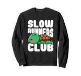 Funny Slow Turtle Runners Club - Cool Marathon Running Sweatshirt