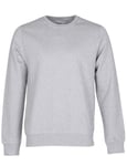 Colorful Standard Organic Cotton Crew Sweat - Grey Heather Colour: Heather Grey, Size: Small