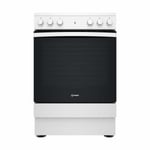 IS67V5KHW 600mm Single Electric Oven 4-Cook Zone Hob White