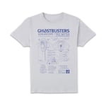 Ghostbusters Ghost Trap Schematic Men's T-Shirt - White - 3XL