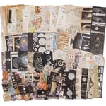 Vintage Scrapbooking-materialpaket (200 delar) för Witchy Junk Journal Bullet Journals Planners Space Moon Paper Stickers Craft Kits Collage (Celestial)