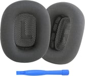 Remplacement Coussinets D'Oreille Pour Airpods Max Casque Par ¿ Mesh Fabric Coussinet Casque-Coussinets De Rechange ¿ Gris