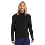 Icebreaker Men's Zoneknit Hoodie, Black (001), XXL