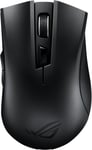 ROG Strix Carry - Souris gaming optique avec design ergonomique, double connectivité sans fil 1,4 GHz/ Bluetooth, capteur 7200 DPI et design de socket exclusif