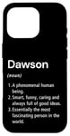 Coque pour iPhone 16 Pro Dawson Définition du nom Dictionnaire amusant