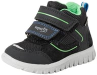 Superfit Sport7 Mini Sneaker, Black Green 0000, 0 UK