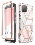 i-Blason Cosmo Series Protective Case for Google Pixel 4 XL (2019), Marble Pink