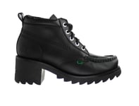 Kickers Klio Kick Hi Womens Black Boots Leather (archived) - Size UK 7.5