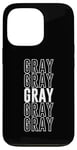 Coque pour iPhone 13 Pro Gris