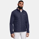 Veste isolante Under Armour Drive Pro pour homme Midnight Bleu Marine / Metallique Argent XL