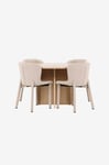 Venture Home - Matbord Strada med Astoria-stol - Beige