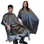 Hair Tools - Barber Hairdressing Hair Cutting Cape & Gown Two Tone Unisex Gunmet