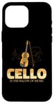 iPhone 16 Pro Max Cello Instrument Funny Playing Musical Lesson Case