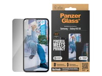 Panzerglass - Skärmskydd För Mobiltelefon - Ultrabred Passning - Glas - Med Sekretessfilter - För Samsung Galaxy A55