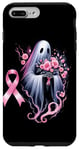 Coque pour iPhone 7 Plus/8 Plus Ruban de soutien rose pour la sensibilisation au cancer du sein Halloween