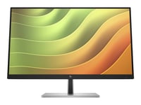 HP E24u G5 - E-Series - écran LED - 23.8" - 1920 x 1080 Full HD (1080p) @ 75 Hz - IPS - 250 cd/m² - 1000:1 - 5 ms - HDMI, DisplayPort, USB-C - tête noire, noir et argent (support)