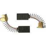 2x balais de charbon 10,6 x 6 x 4 mm compatible avec Hitachi / Hikoki cg 14DSDL, cg 18DBL, CG14, CG14DSDL débroussailleuse, senseurs de batterie