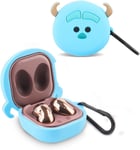 Coque Pour Samsung Galaxy Buds2 Pro (2022), Galaxy Buds 2 (2021), Galaxy Buds Pro (2021), Galaxy Buds Live (2020), Housse En Silicone Avec Porte-Clés Pour Écouteurs Galaxy Buds (Mo[QUE074522]