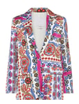 Satin Printed Blazer Patterned Mango