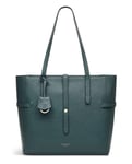 Radley Dark Green Tote Bag Zip Top Medium Leather Shoulder Handbag Abingdon Road